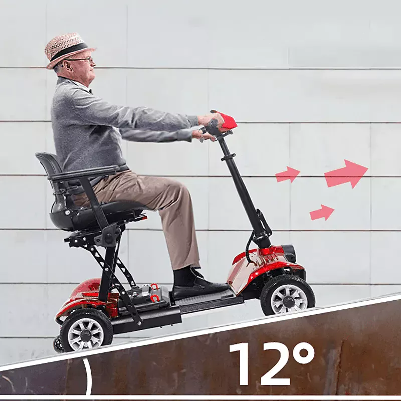 4 Wheels Electric Lightweight Portable Mobility Scooter with Easy Control - XL-211X - Image 6
