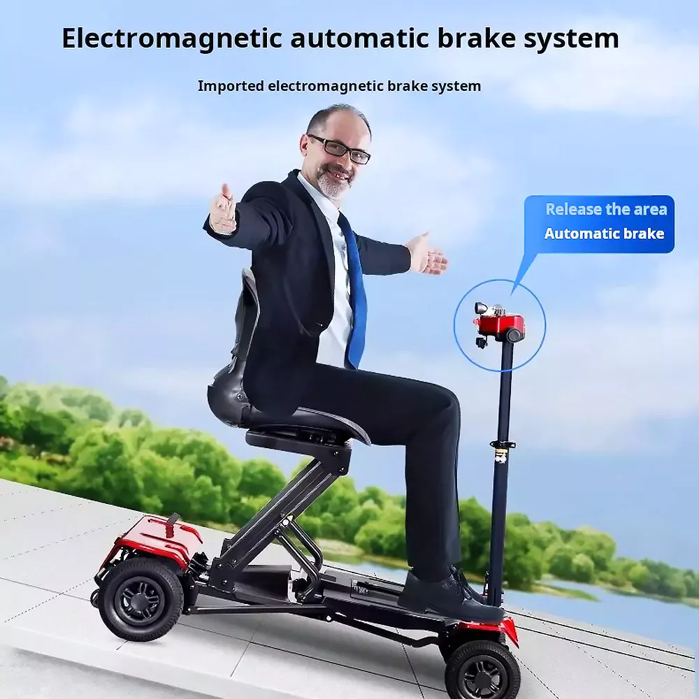 High-Quality Auto Folding Mobility Scooter XL-220 (15 km) - Image 3