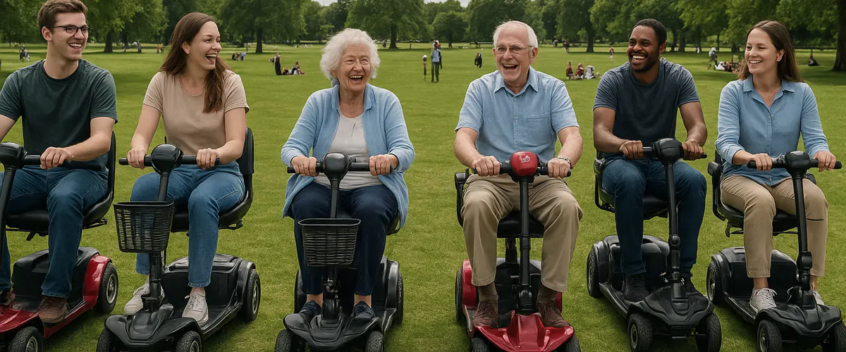 General Weakness Aid via Non-Medical Mobility Scooters Outdoors