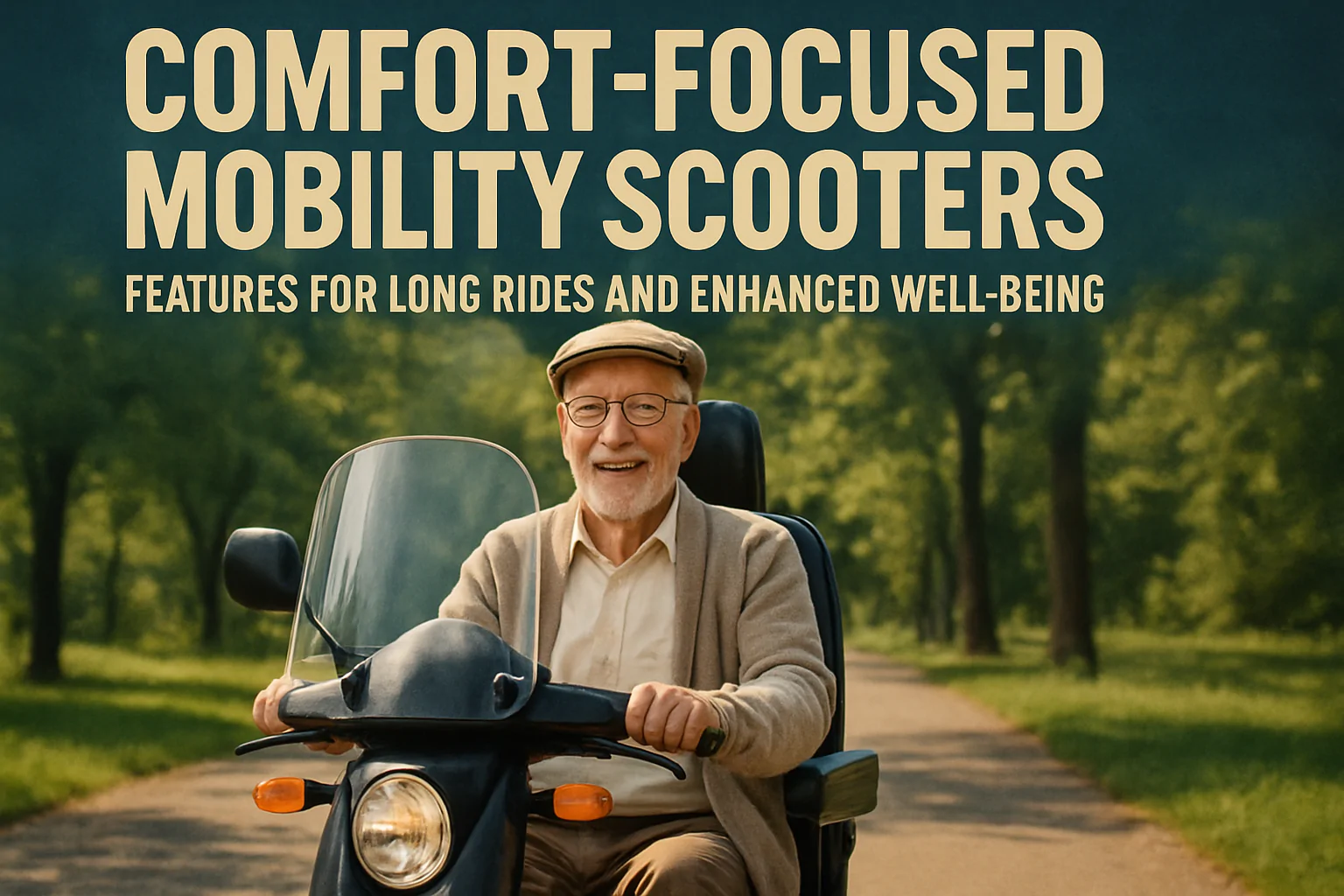 Comfort-Focused Mobility Scooters: Features for Long Rides and Enhanced Well-being