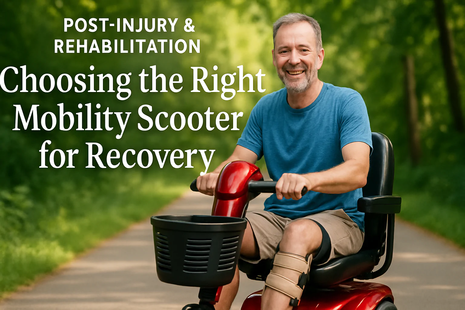 Post-Injury & Rehabilitation: Choosing the Right Mobility Scooter for Recovery