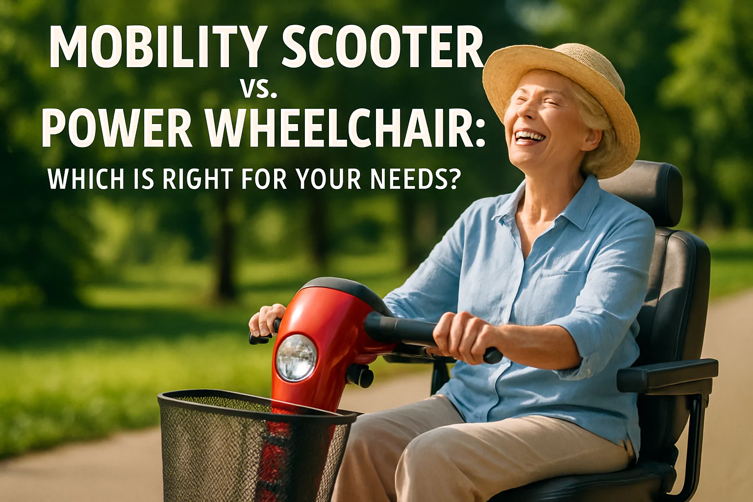 Mobility Scooter vs. Power Wheelchair: Which is Right for Your Needs?