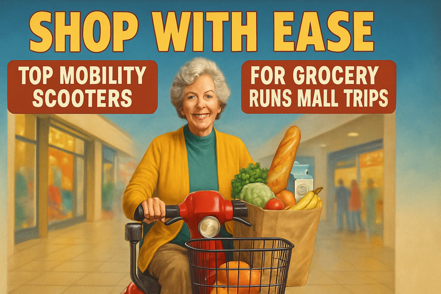 Shop with Ease: Top Mobility Scooters for Grocery Runs and Mall Trips