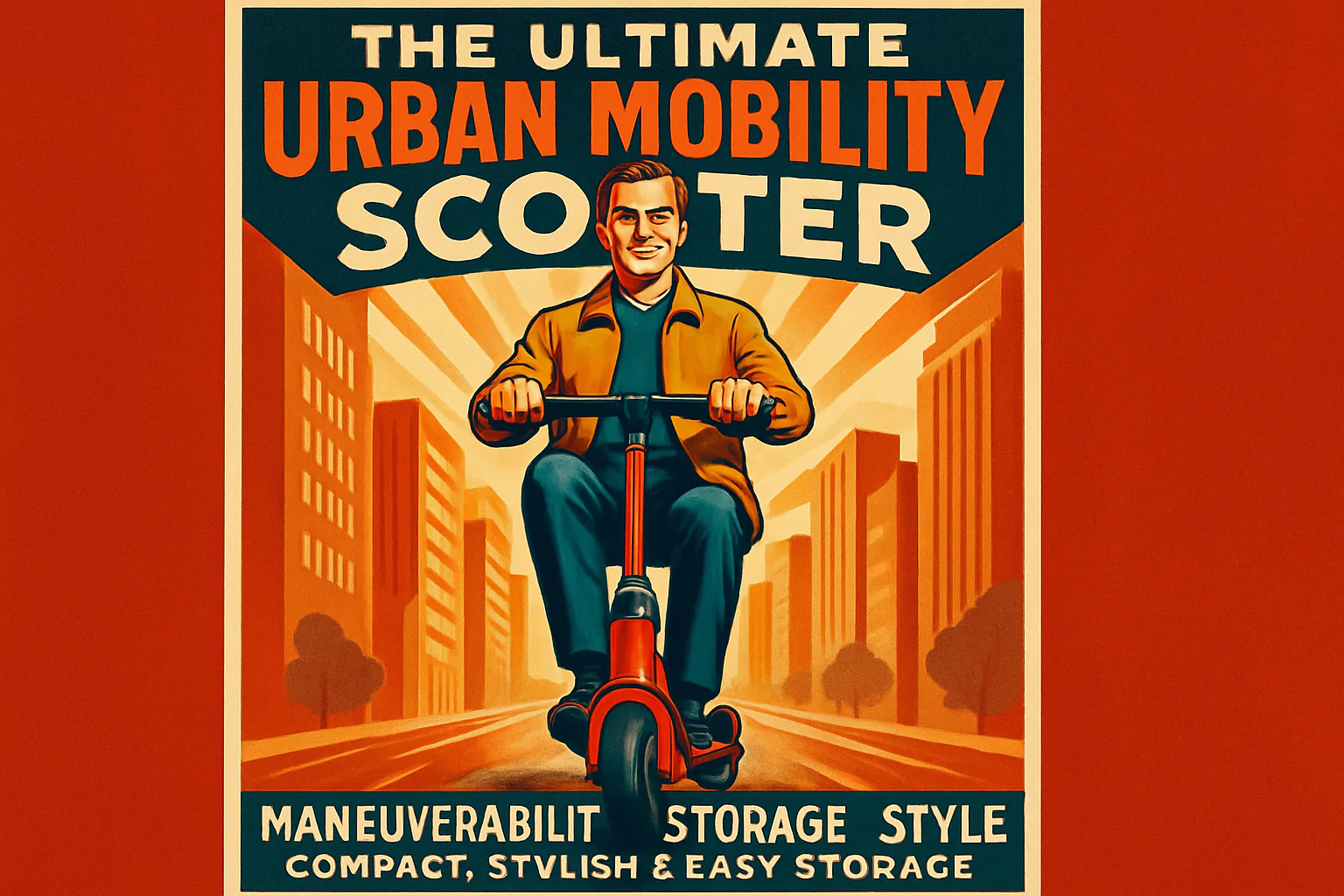 The Ultimate Urban Mobility Scooter: Maneuverability, Storage, and Style
