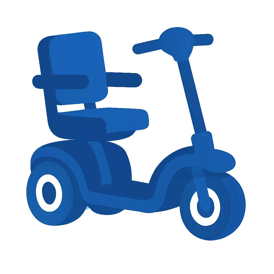 3-Wheel Electric Mobility Scooters