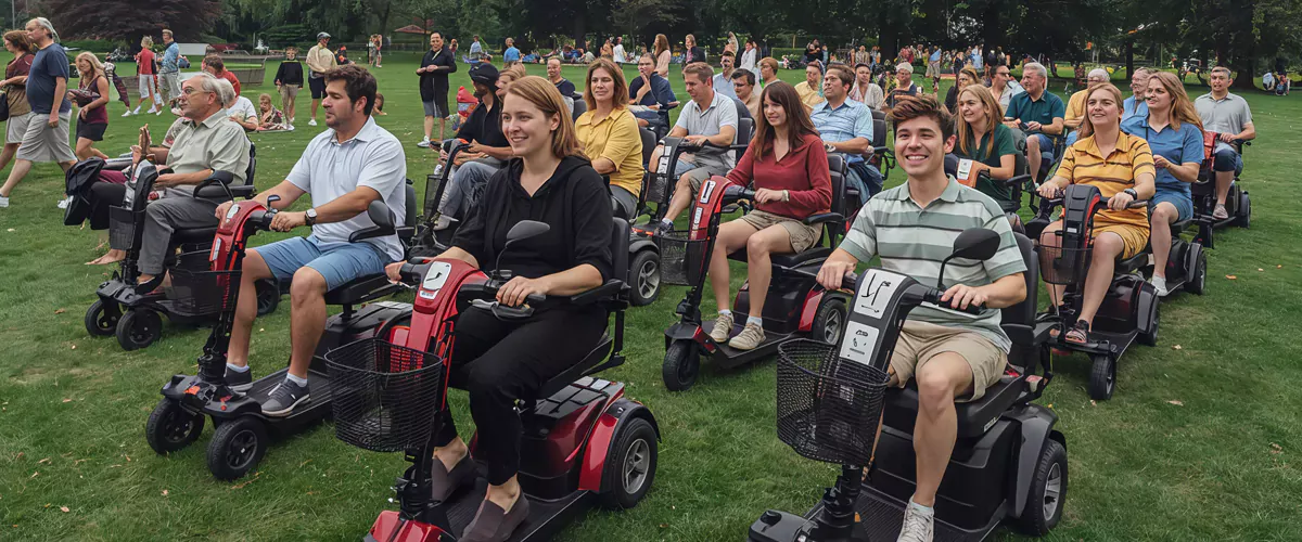 Post-Stroke Recovery with Medical Mobility Scooters in Nature