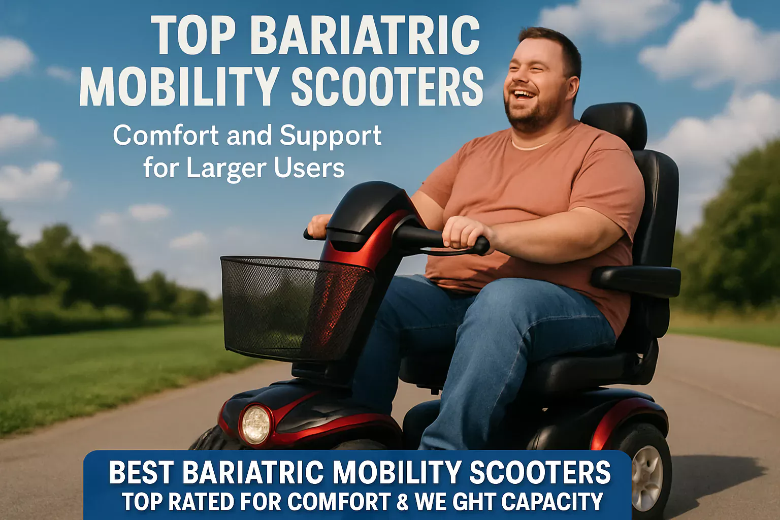 Top Bariatric Mobility Scooters: Comfort and Support for Larger Users