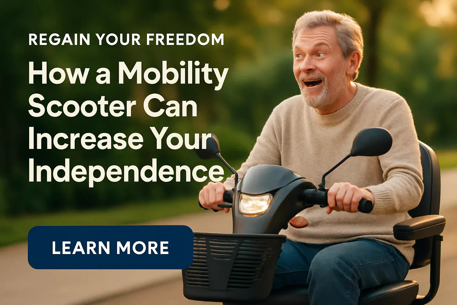 How a Mobility Scooter Can Increase Your Independence