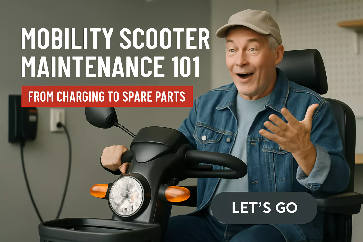 Mobility Scooter Maintenance 101: From Charging to Spare Parts